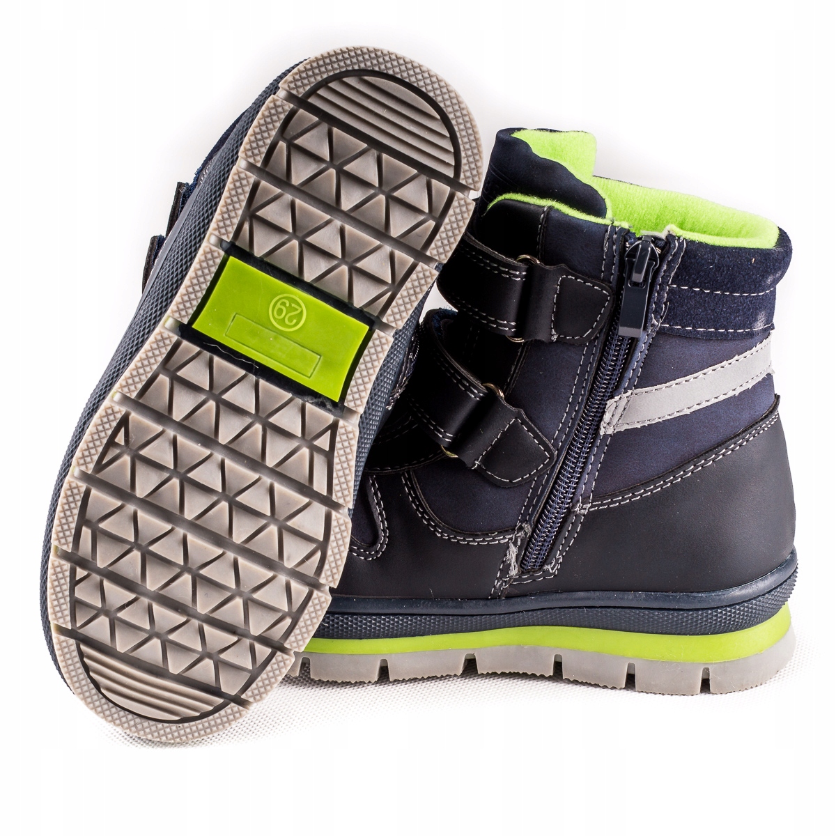 CLIBEE BUTY CHŁOPIĘCE KOZAKI GRANATOWE/Z ROZ 32 Bohater brak