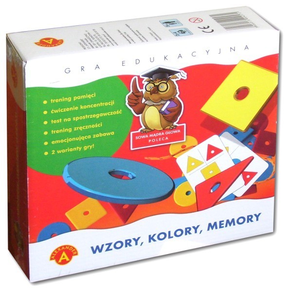 

Gra edukacyjna Alexander Memory Wzory, Kolory