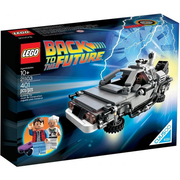 LEGO Ideas 21103 Back to the Future DeLorean SET NOVÝ UNIKÁT