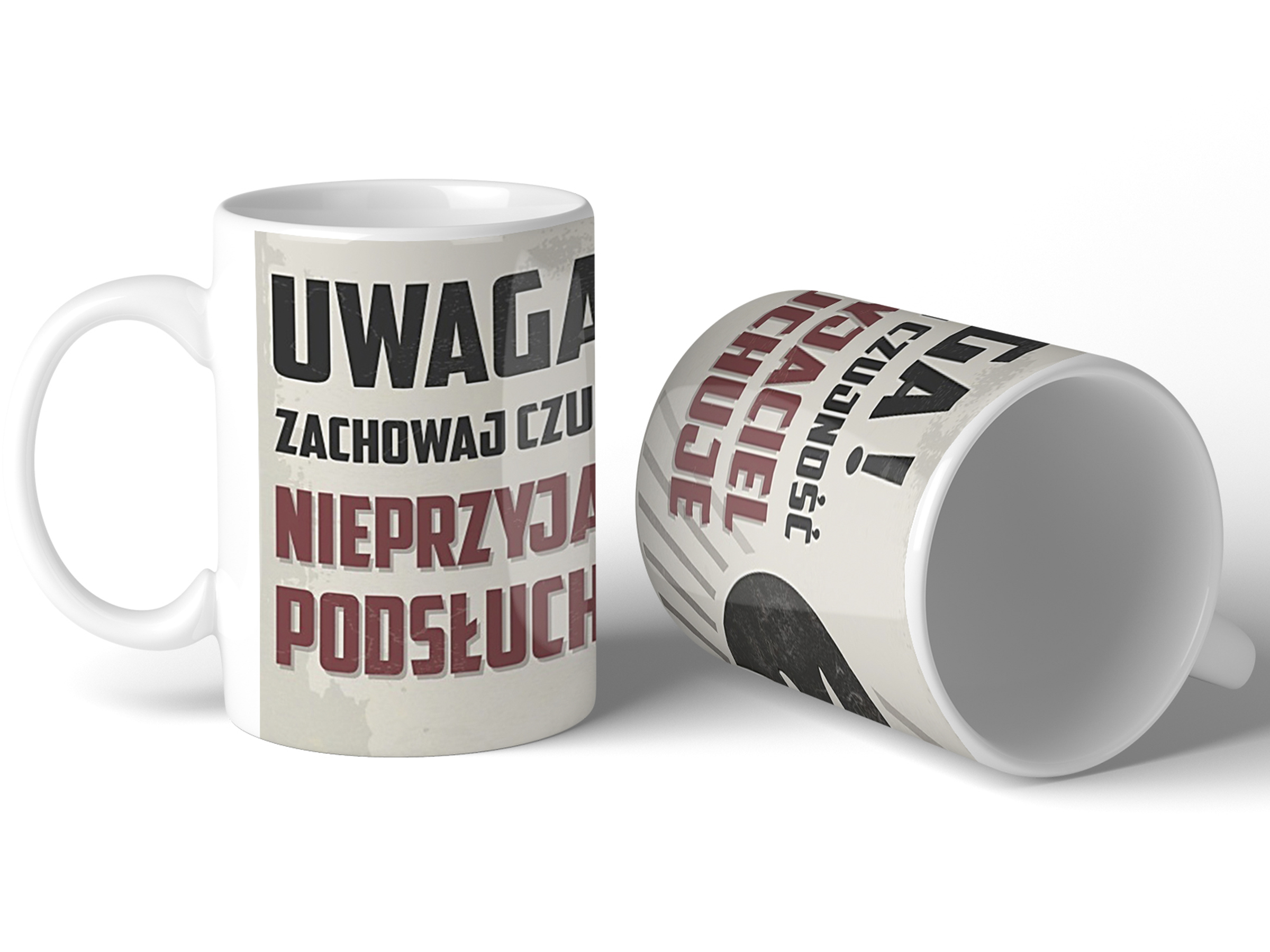 

Kubek Prl Uwaga Zachowaj Czujność Na Prezent 330ml
