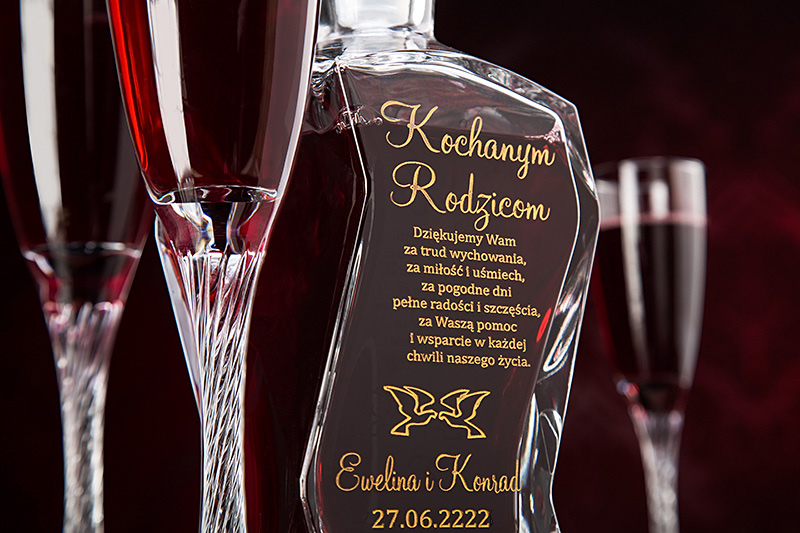 PREZENT 1-99 LAT URODZINY ROCZNICA ŚLUBU KARAFKA Marka Deoze