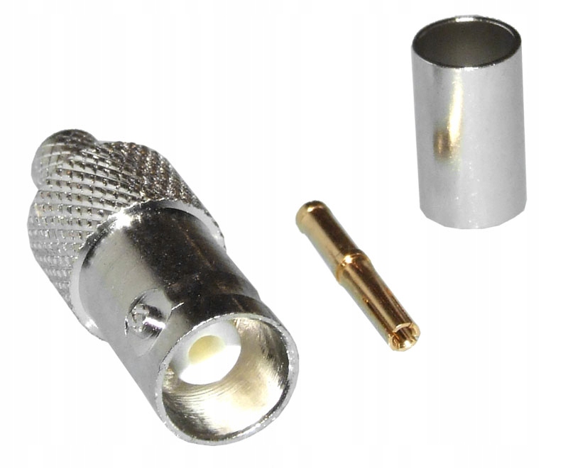 

Gniazdo Bnc na kabel zaciskane RG59