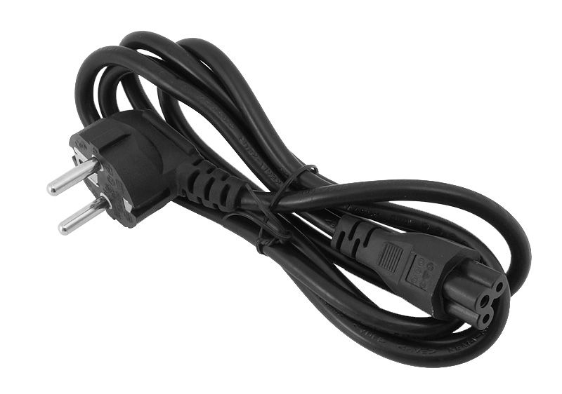 

Kabel Zasilający Laptopa Notebooka Koniczynka 1.5m