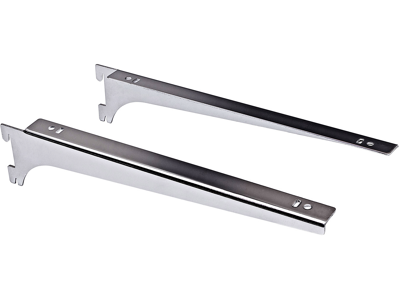 

Wsporniki Pod Półkę 40cm Chrom Universal Szyna a1