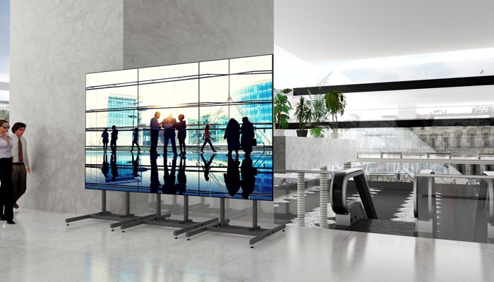 STOJAK STAND WÓZEK STATYW PODSTAWA 9 MONITORÓW Marka Kraftmann