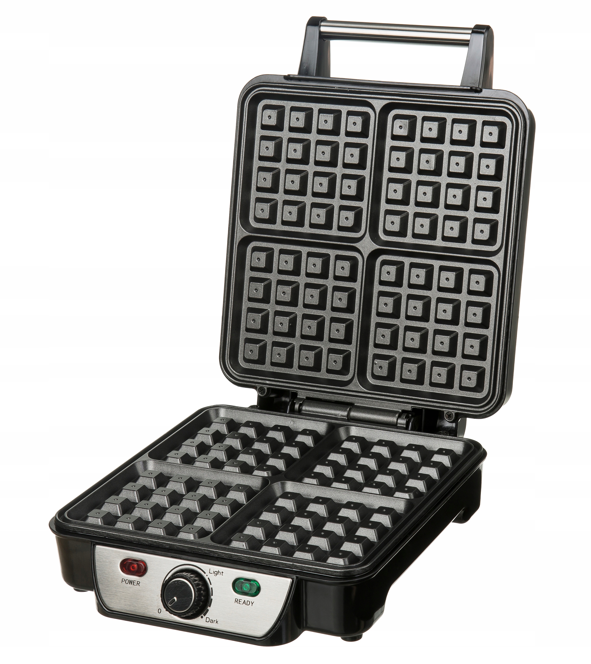 Gofrownica CR 3025 1500 W - 4 gofry, termostat, nieprzywierające płyty