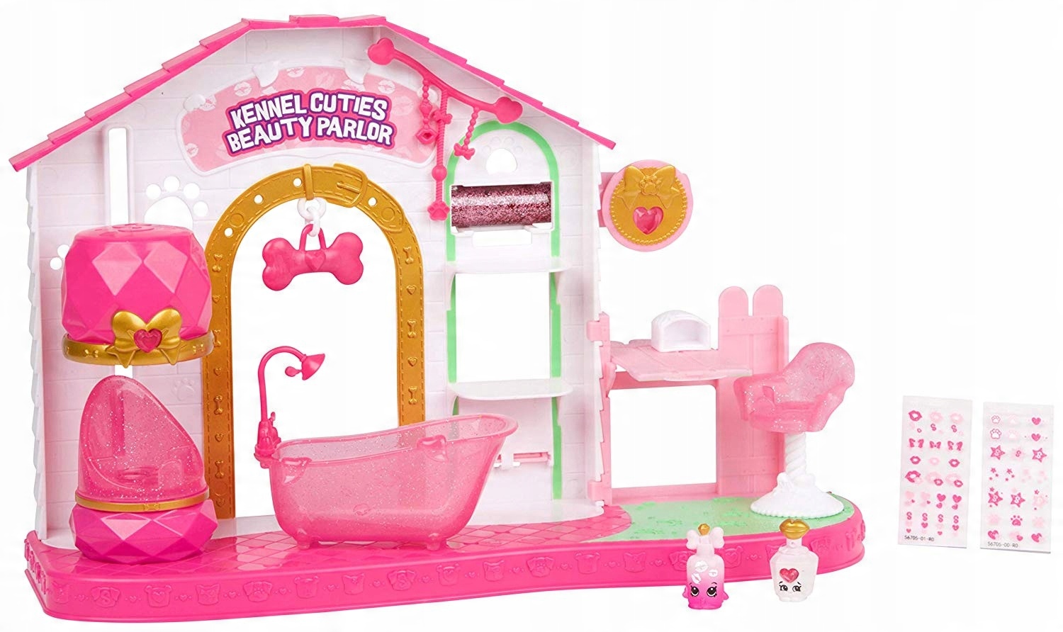 

Shopkins Seria 9 Domek Salon Spa+naklejki