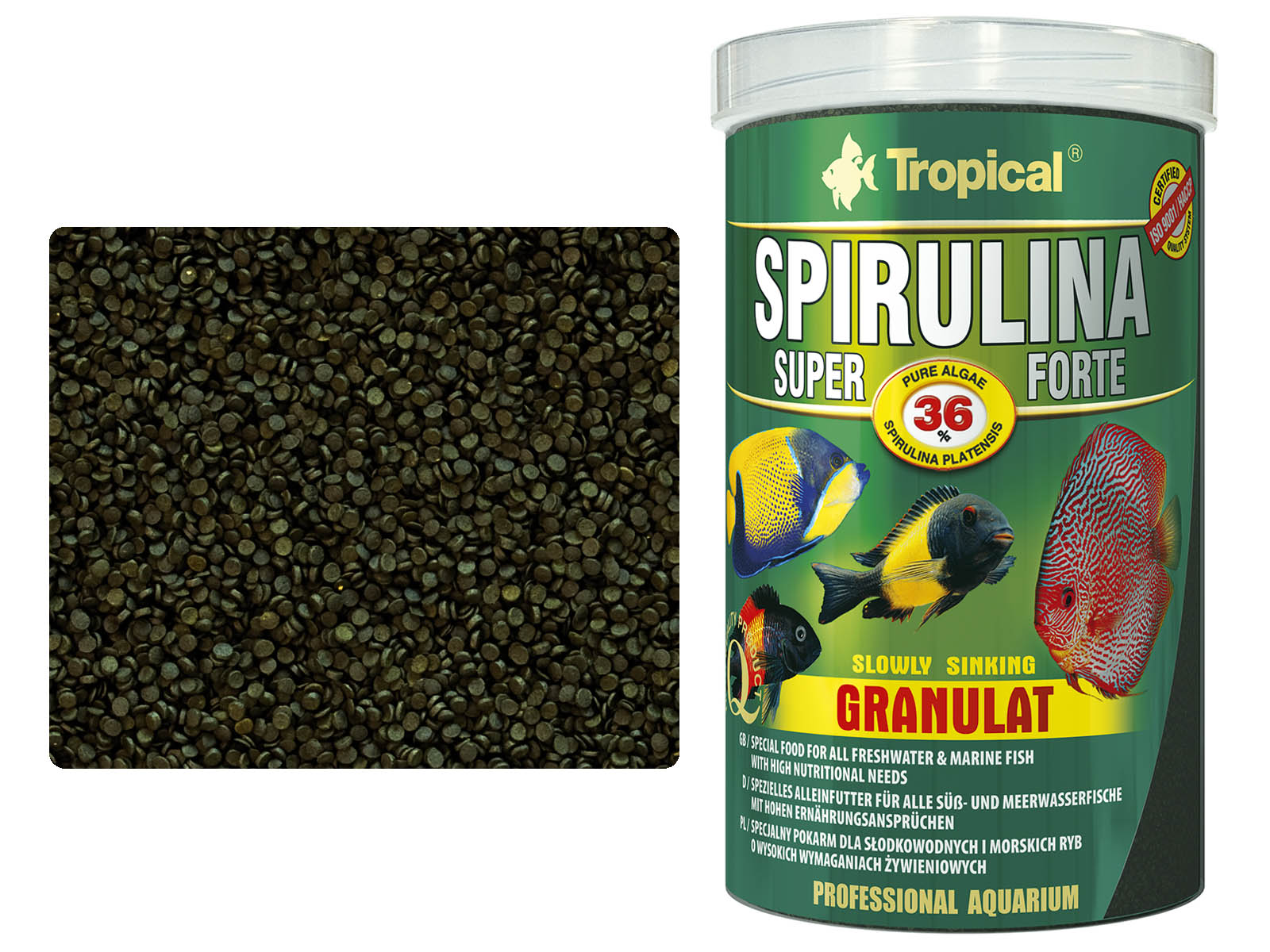 TROPICAL SPIRULINA SUPER FORTE 36% GRANULAT 1000ml