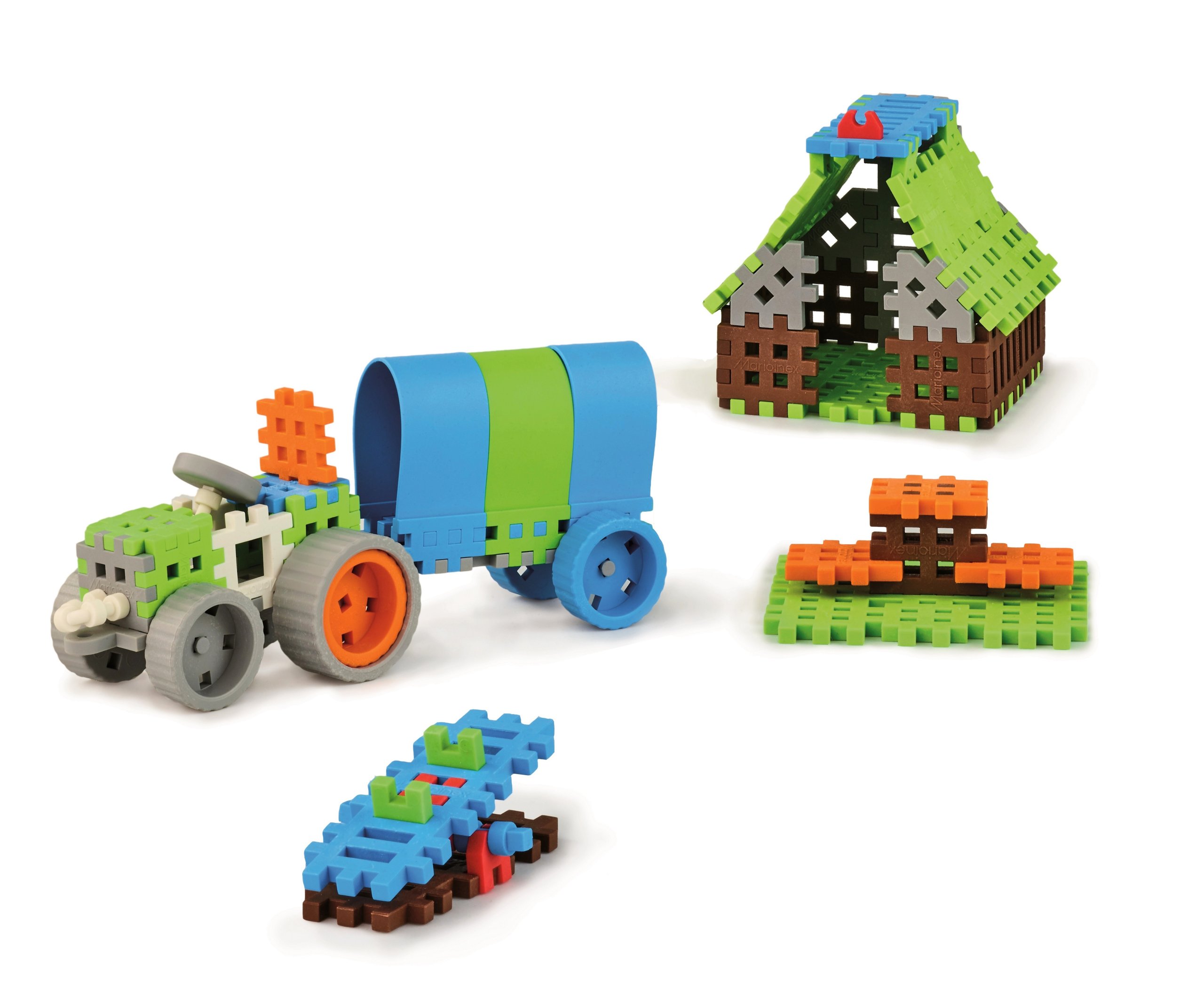 

Klocki Mini Wafle Zestaw Farmer Rolnik Traktor