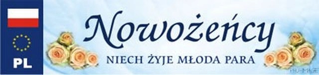 

Tablice ślubne Auto Samochód Ślub Wesele Goście