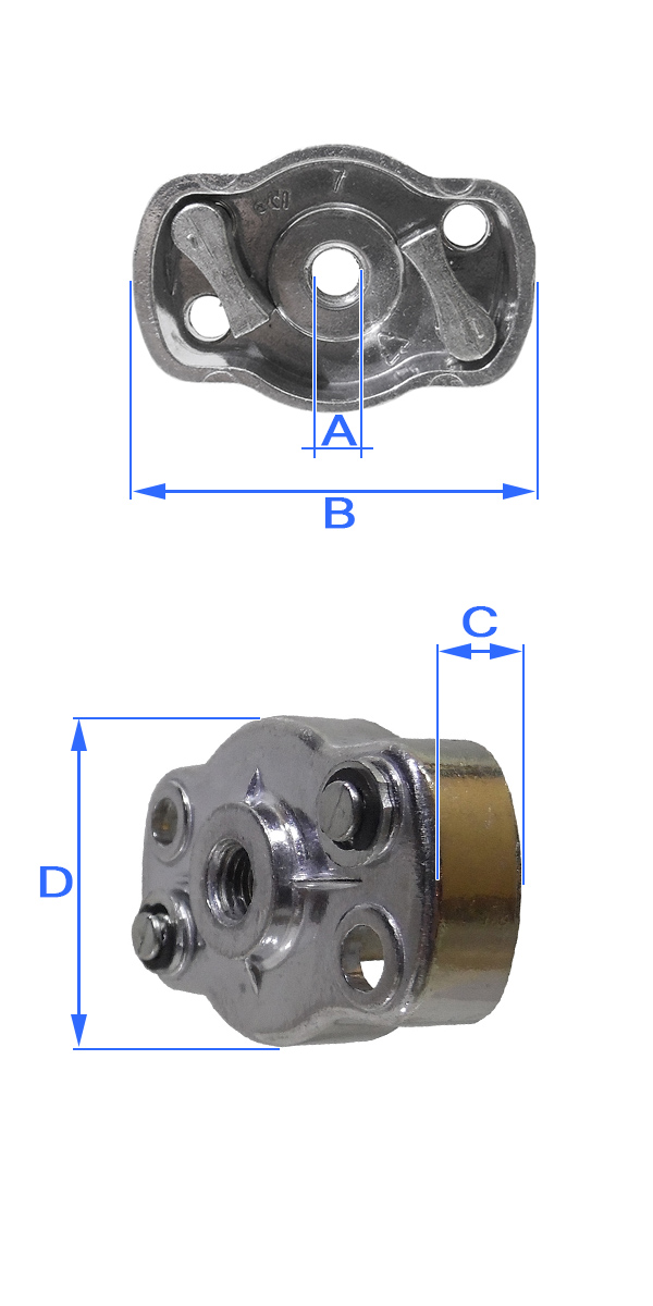Wzmacniane Zabieraki | Zapadki Kosy NAC CG260B Marka Baribal