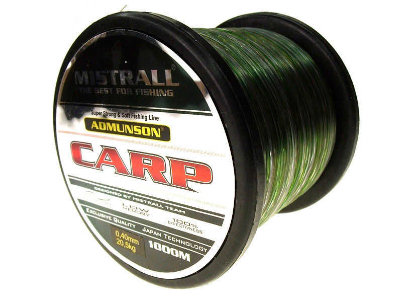 

Żyłka Mistrall Admunson Carp Camou 0,25mm 1000m