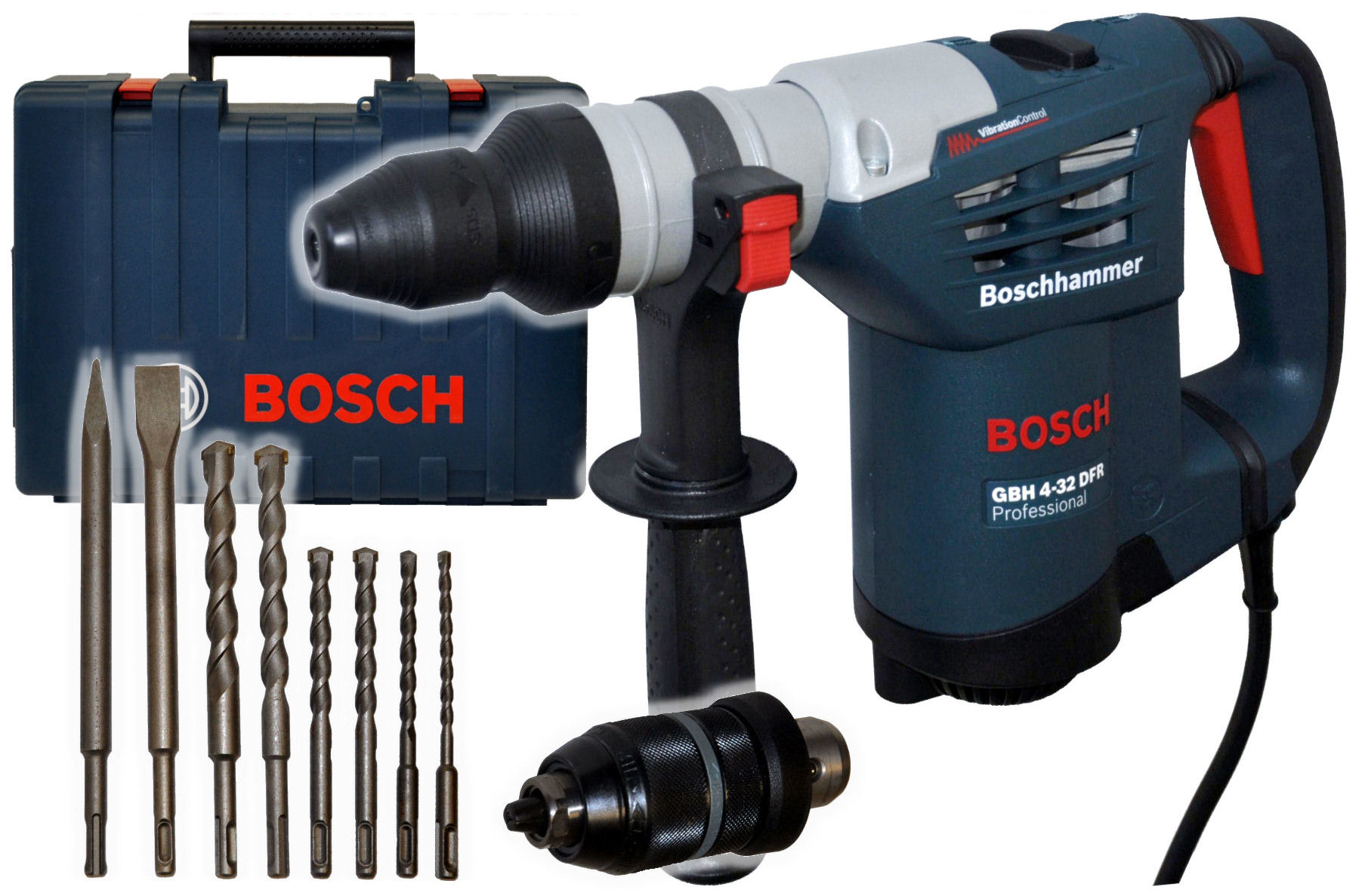 

Młot Gbh 4-32 Dfr Set Bosch 6 Wierteł 2 Dłuta