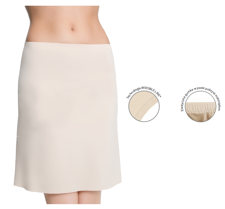 Półhalka SOFT & SMOOTH JULIMEX Lingerie r L Wzór dominujący bez wzoru