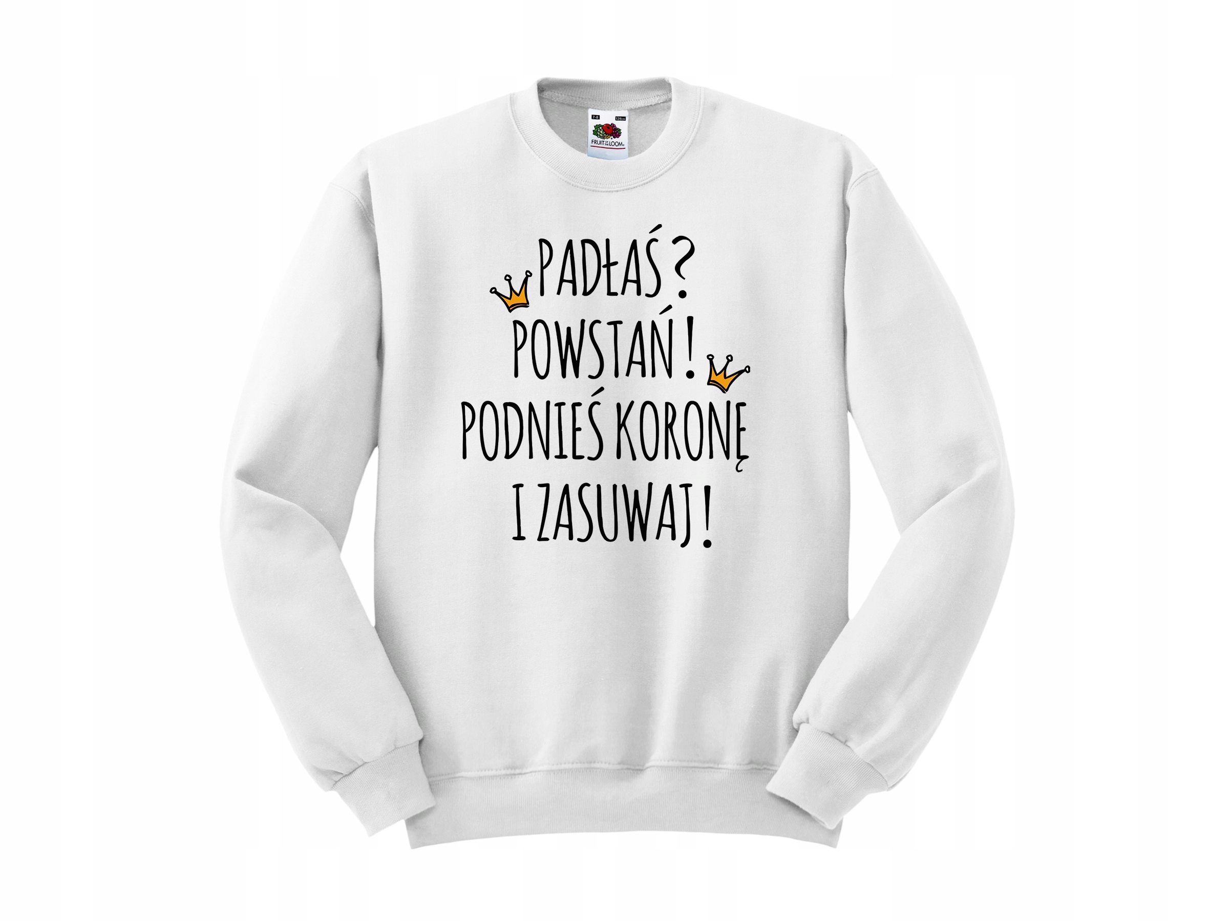 

Bluza Damska Z Nadrukiem Padłaś Powstań