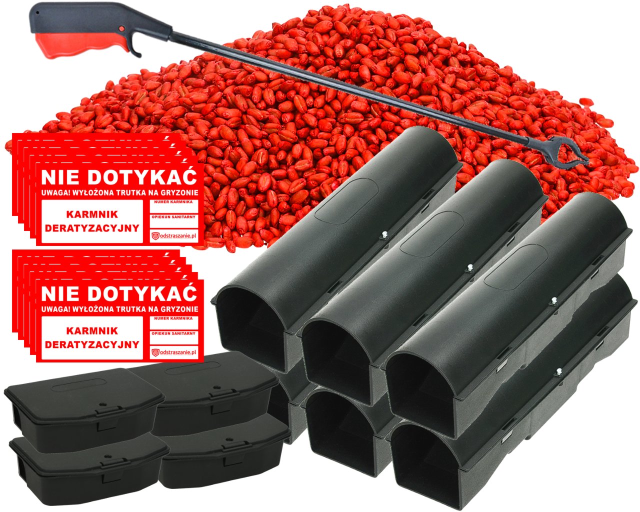 

Trutka Zatrute Ziarno Na Myszy Szczury 5KG Zestaw