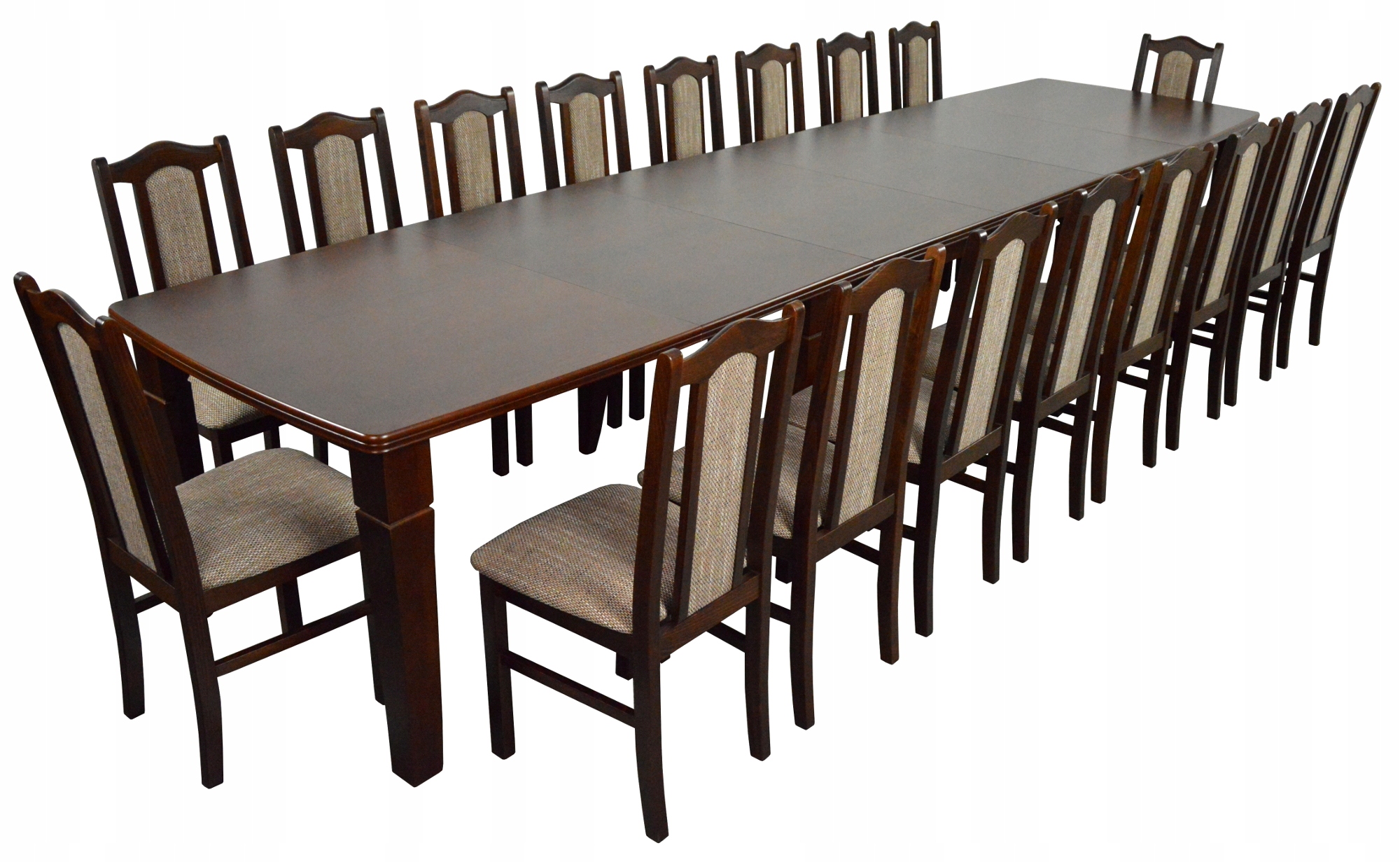 большой обеденный складной стол для столовой на 12 человек