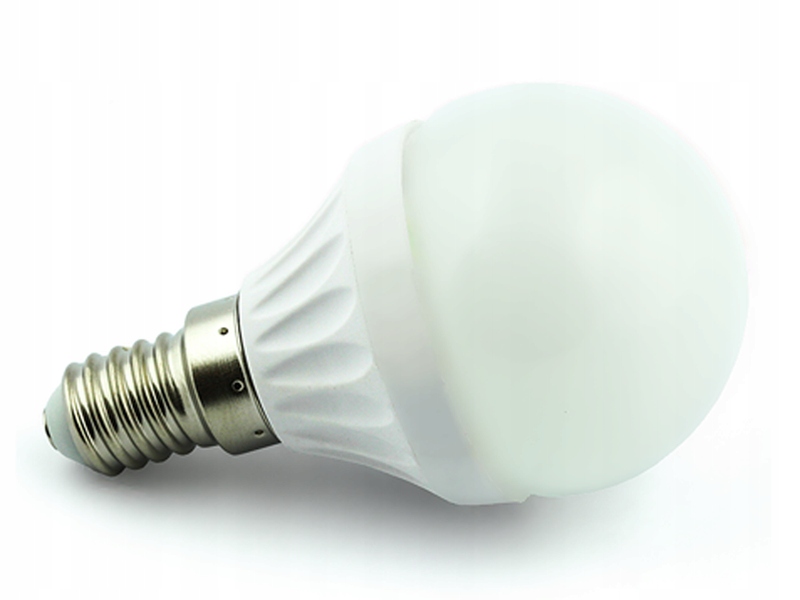 

Żarówka Led Halogen Kulka mały gwint E14 B45 4W