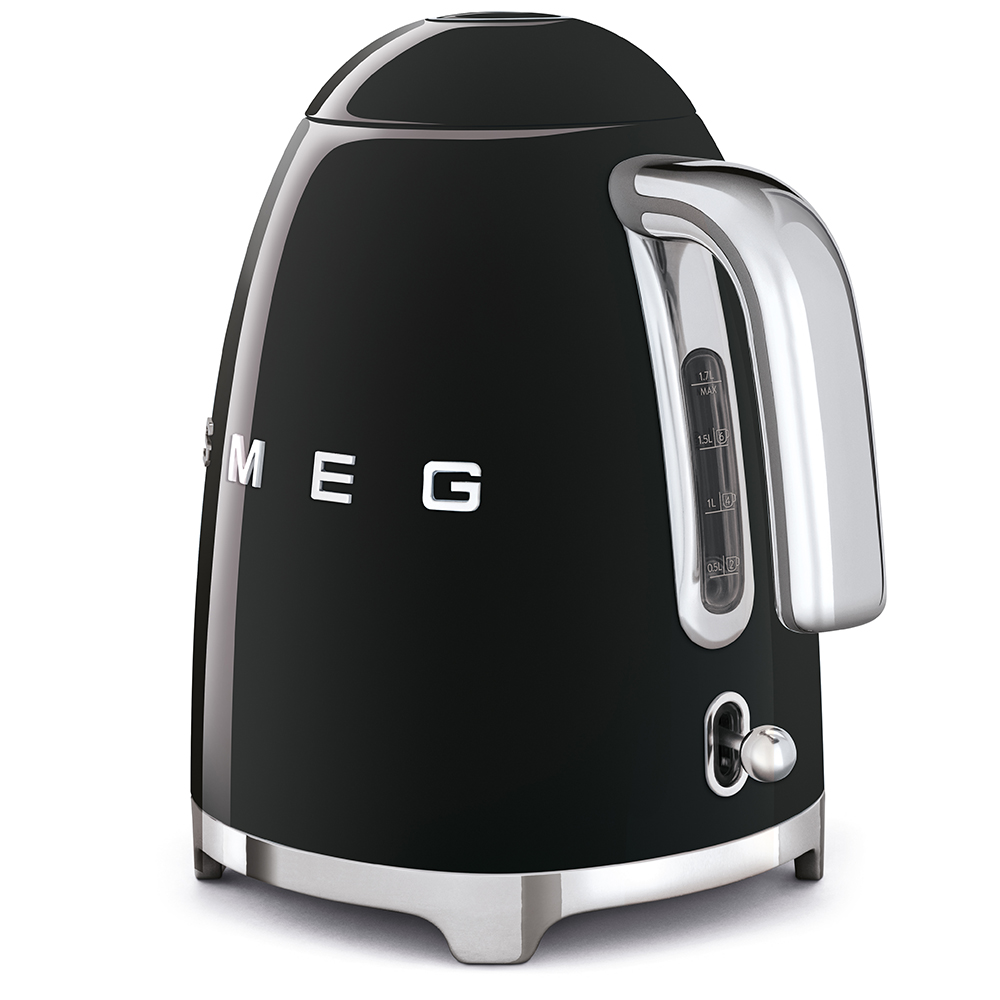 KETTLE SMEG 50'S STYLE BLACK 1.7 L. - KLF03BLEU Модель KLF03BLEU
