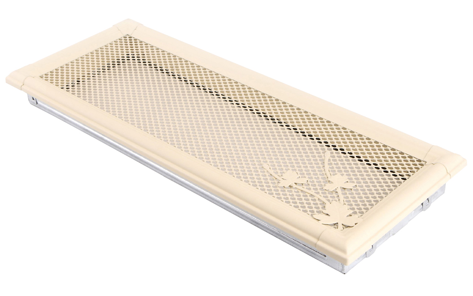 Ventilační komínová mřížka 16x45 cm Slonová Kost