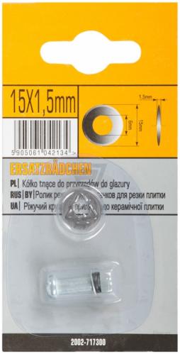 

Kółko Tnące Do Przyrządów Do Glazury 15x1,5mm