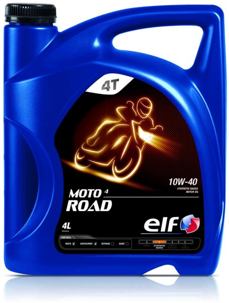 Моторное масло 4T ELF Moto 4 Road 10w40 4l