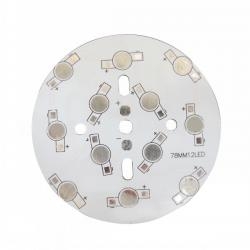 

Radiator Pcb do diod Power Led 12 x 1W 3W, 78mm
