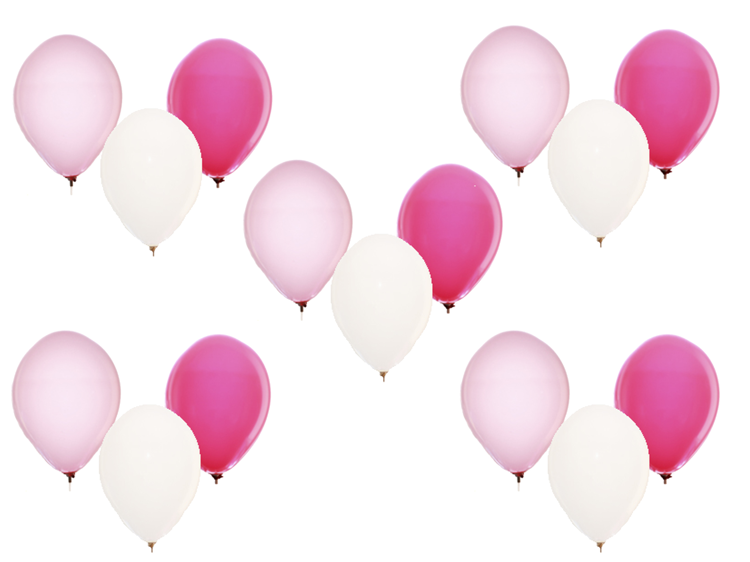 

Balony Pastelowy Mix Różowy -- 100szt -- 33cm