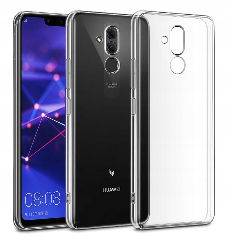 

Etui Clear Case Guma +szkło do Huawei Mate 20 Lite