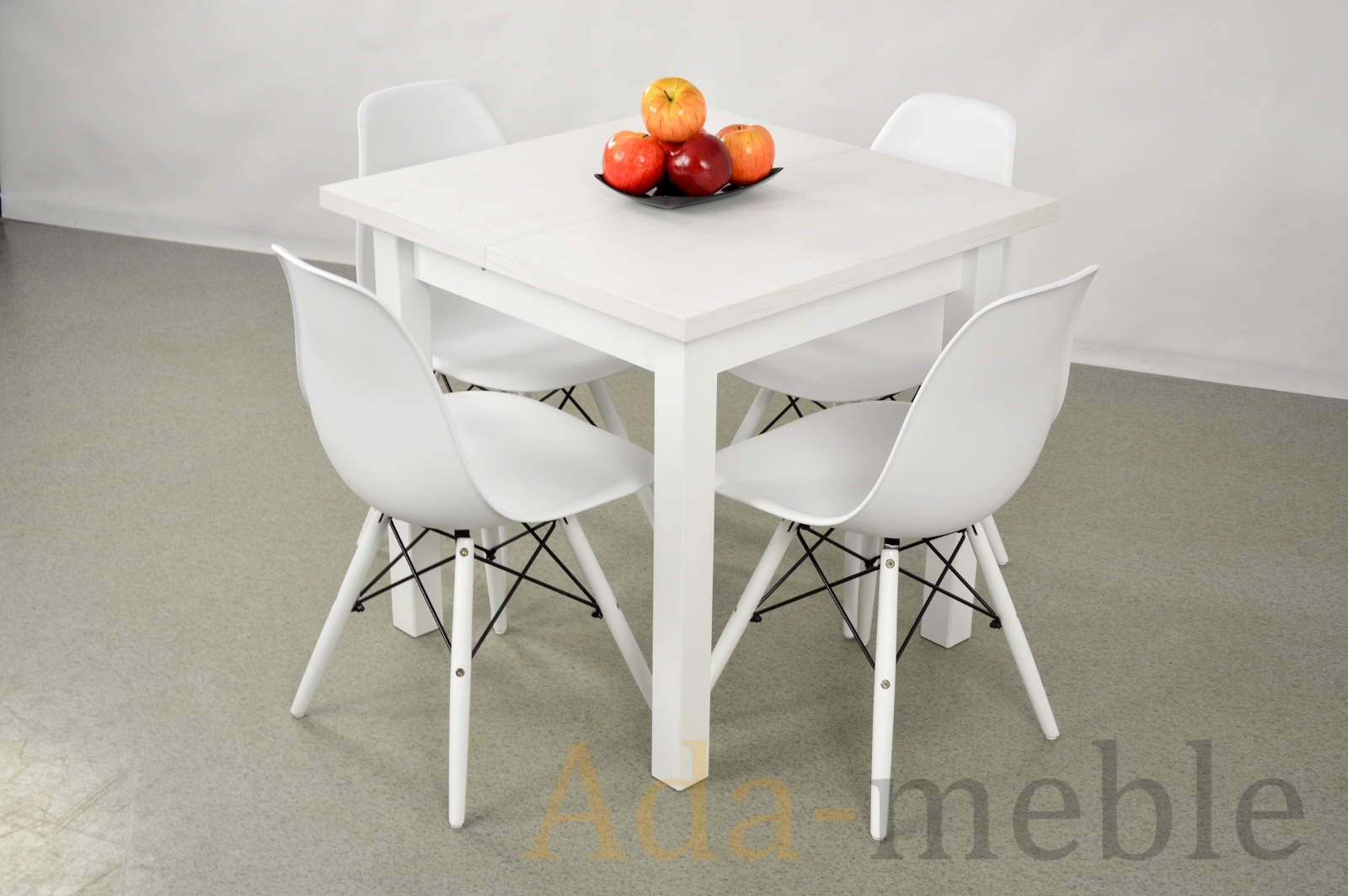 Rozkładany stół 90x90 cm drewniany różne kolory Szerokość mebla 90 cm