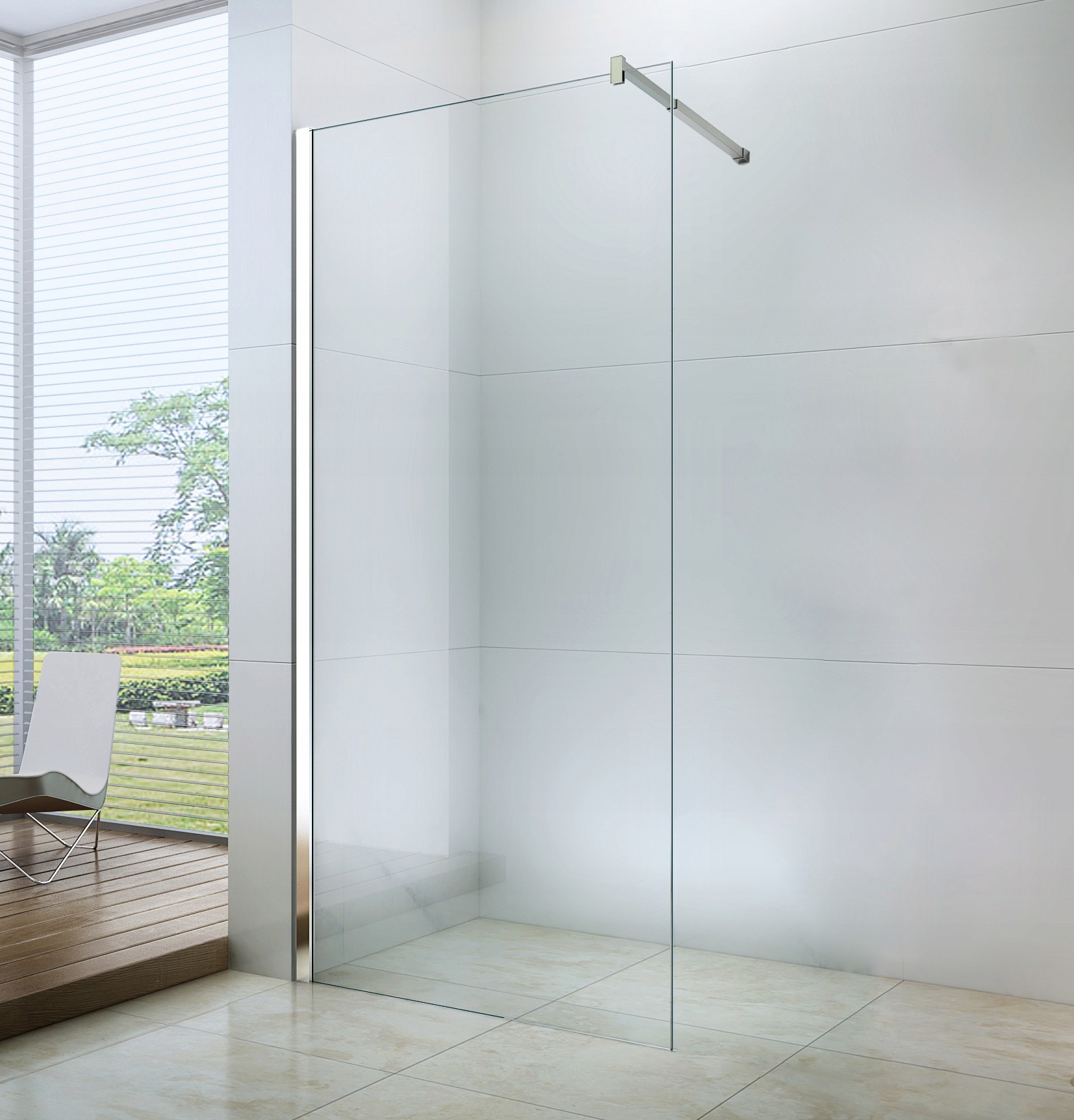 MEXEN ŚCIANKA PRYSZNICOWA WALK-IN 90 CM SZKŁO 6mm Marka Mexen