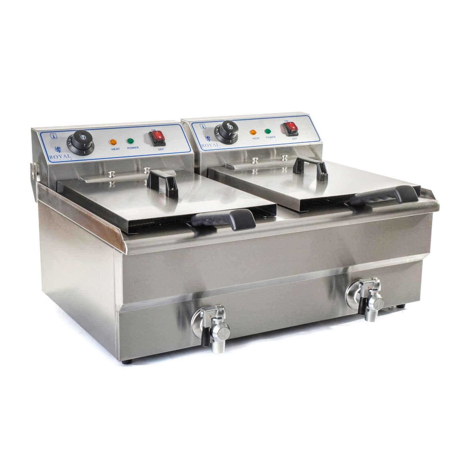 Dvojitá Fritéza Na Sílu 2x16L Kohoutek