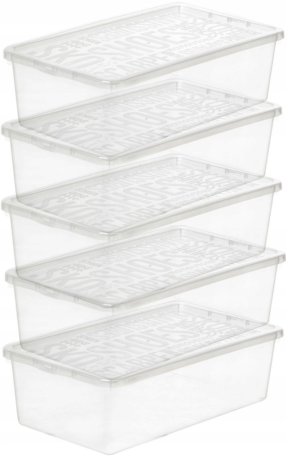 

Zestaw 5x Pudełko Na Buty Obuwie Damskie Organizer
