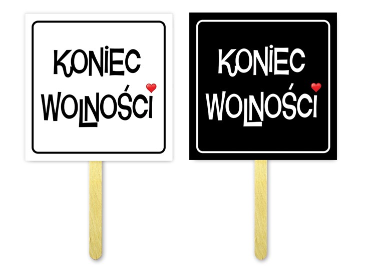 

Tabliczki do Fotobudki Sesji Ślubnych - 2szt tl14