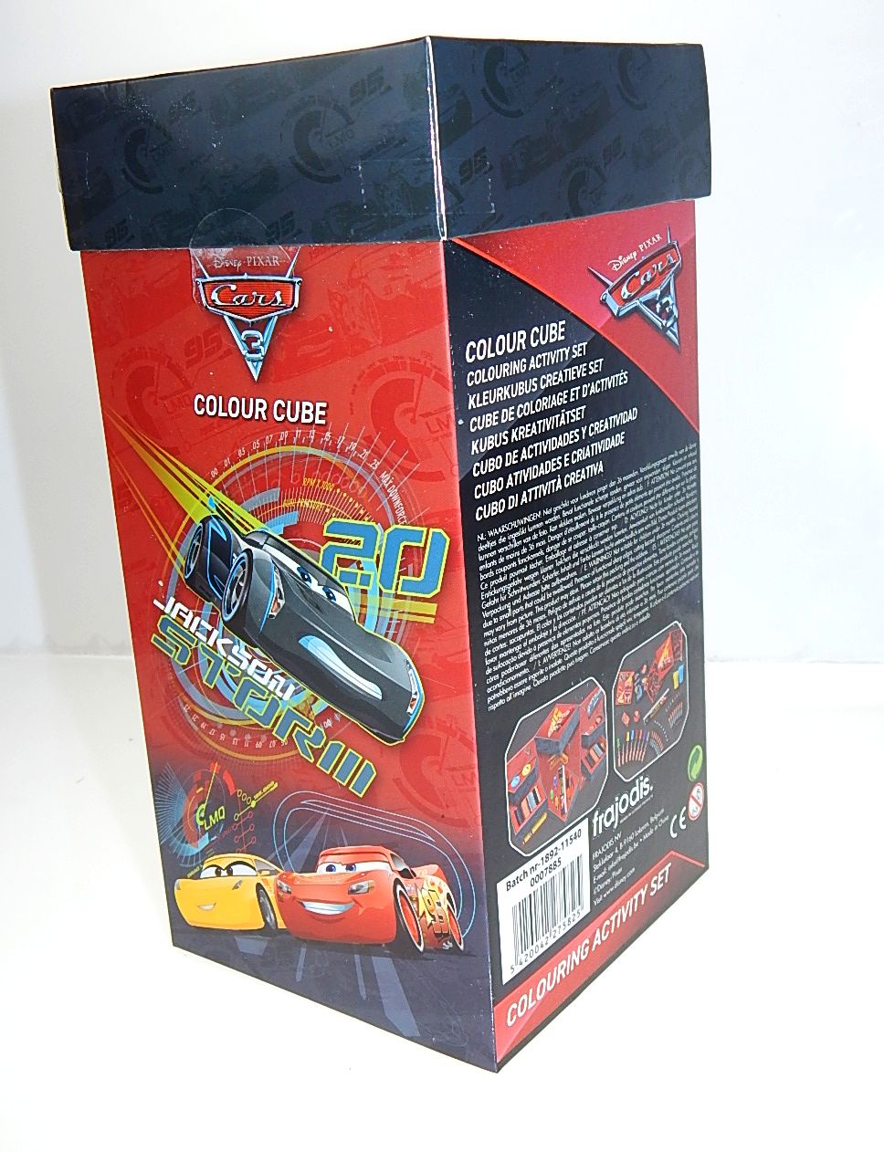 zestaw STEMPLE NAKLEJKI SZABLONY Auta Cars kredki linijka notes EAN (GTIN) 5420042275825