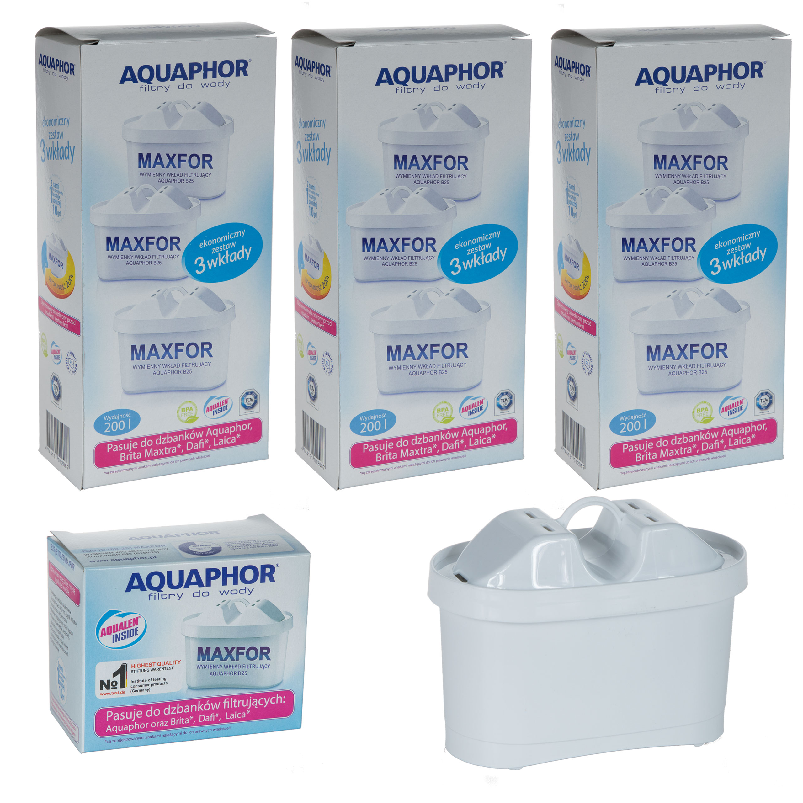 

10x Filtr Filtr Aquaphor Do Brita Maxtra Dafi