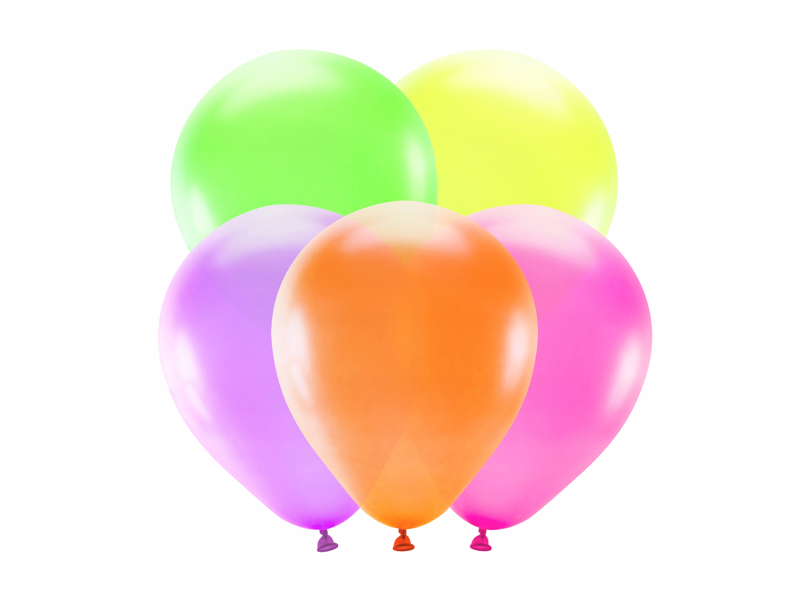 Шары 5 штук. Цветные шарики. Воздушные шары. Шары надувные. Неоновые воздушные шары.