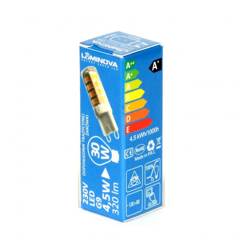 Żarówka LED G9 4,5W 320lm EAN (GTIN) 5901811011108