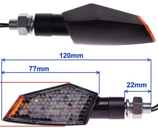 KIERUNKOWSKAZY KIERUNKI LED PRZERYWACZ komplet Producent inny