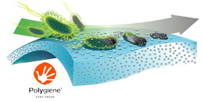 Ręcznik szybkoschnący z polygiene DR BACTY XL Model DRC-XL-LISCIE