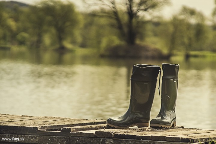 Kalosze Męskie Grand S Polskie z Kołnierzem Demar Rozmiar 40