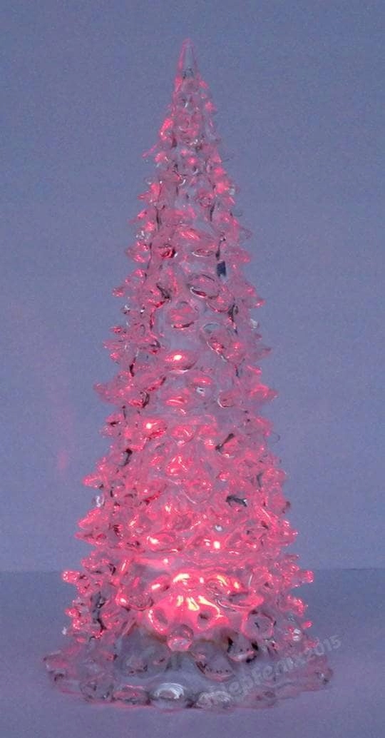 ŚWIECĄCA CHOINKA LED OZDOBA ŚWIĄTECZNA 17cm (7015) Marka inna