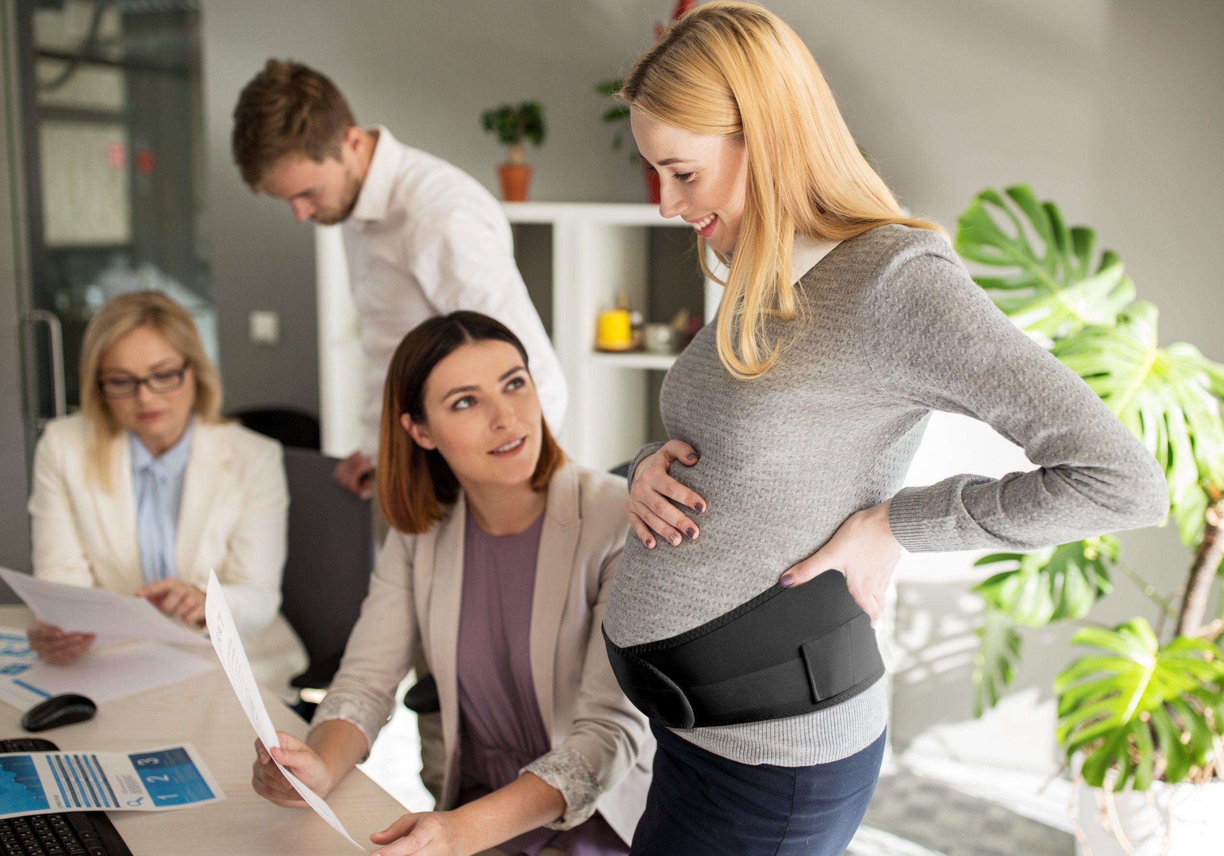 PAS CIĄŻOWY PODTRZYMUJĄCY + POPORODOWY Po CC Cechy dodatkowe wzmocnienie brzuszne