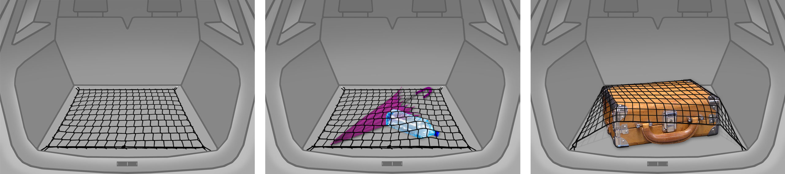 SIATKA DO BAGAŻNIKA SAMOCHODOWA AUDI Q3 2011- EAN (GTIN) 5903260804584