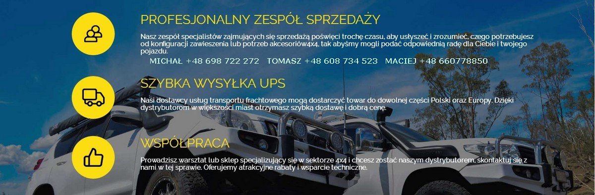 AMAANDO ZESTAW NAP. KULE ZWROTNICE SUZUKI JIMNY Producent części Inny