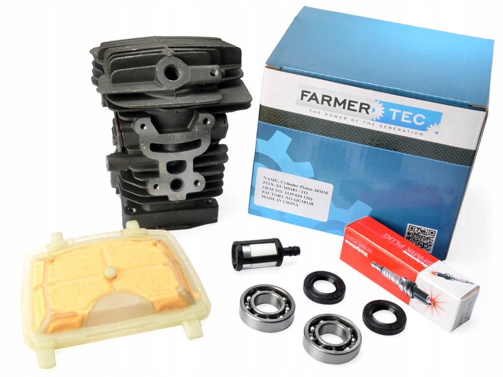 ZESTAW CYLINDER DO STIHL MS181 MS211 38mm Rodzaj cylinder