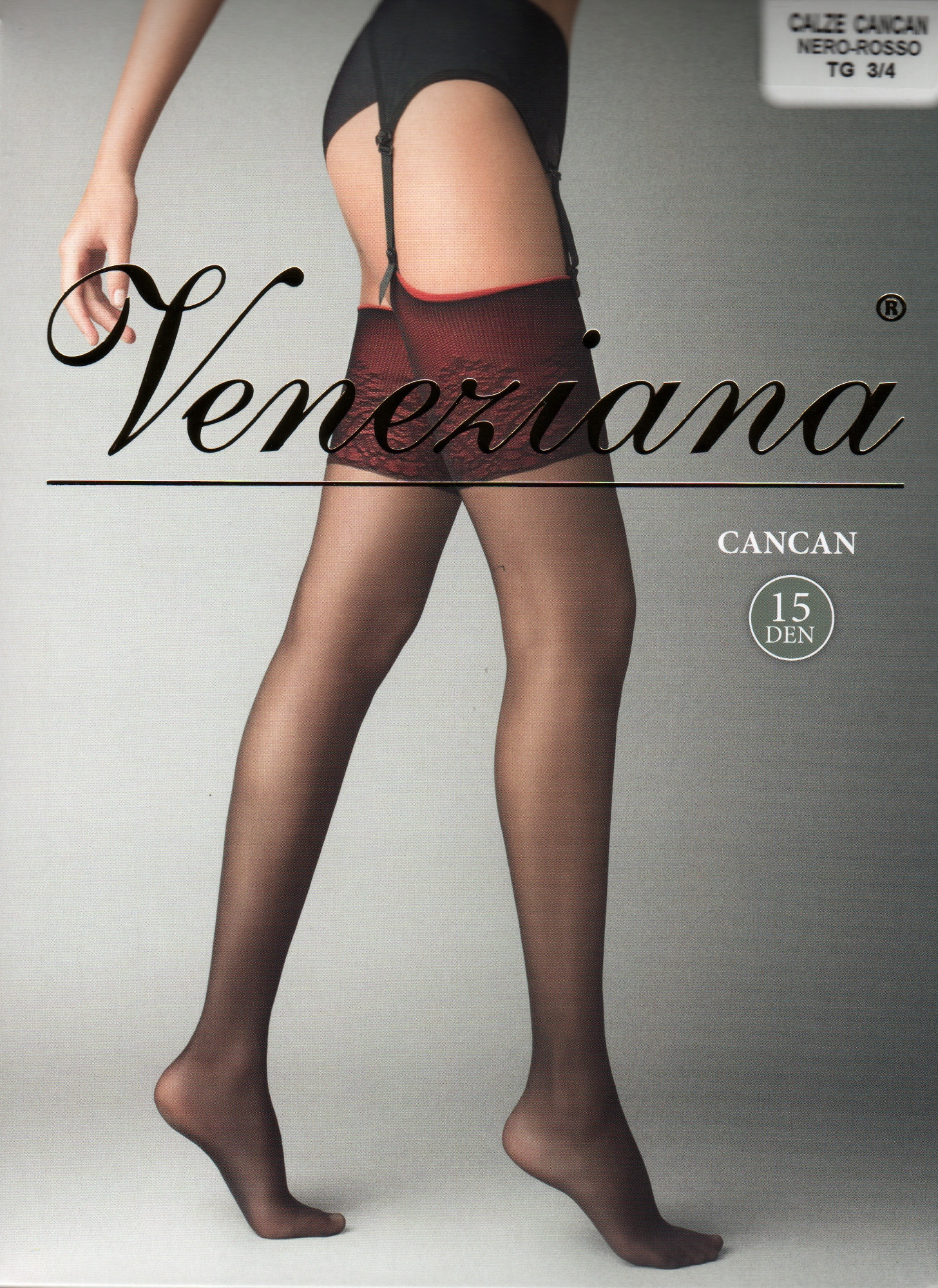 

pończochy Veneziana Calze Cancan 15den tg 1/2 xS/S