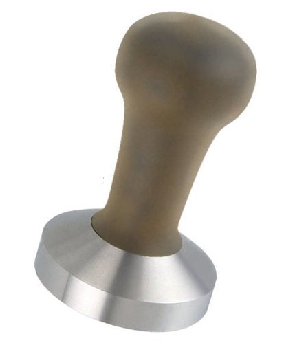 Motta Tamper stal. z drewnianą rączką 53 mm płaski