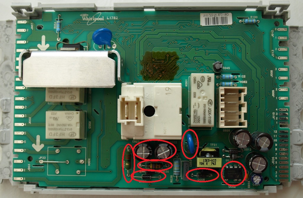 Прошивка Whirlpool AWE Шасси (Main Board): L (Invensys )