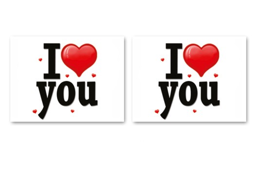 

Naklejki na pod buty I Love You dla męża i żony